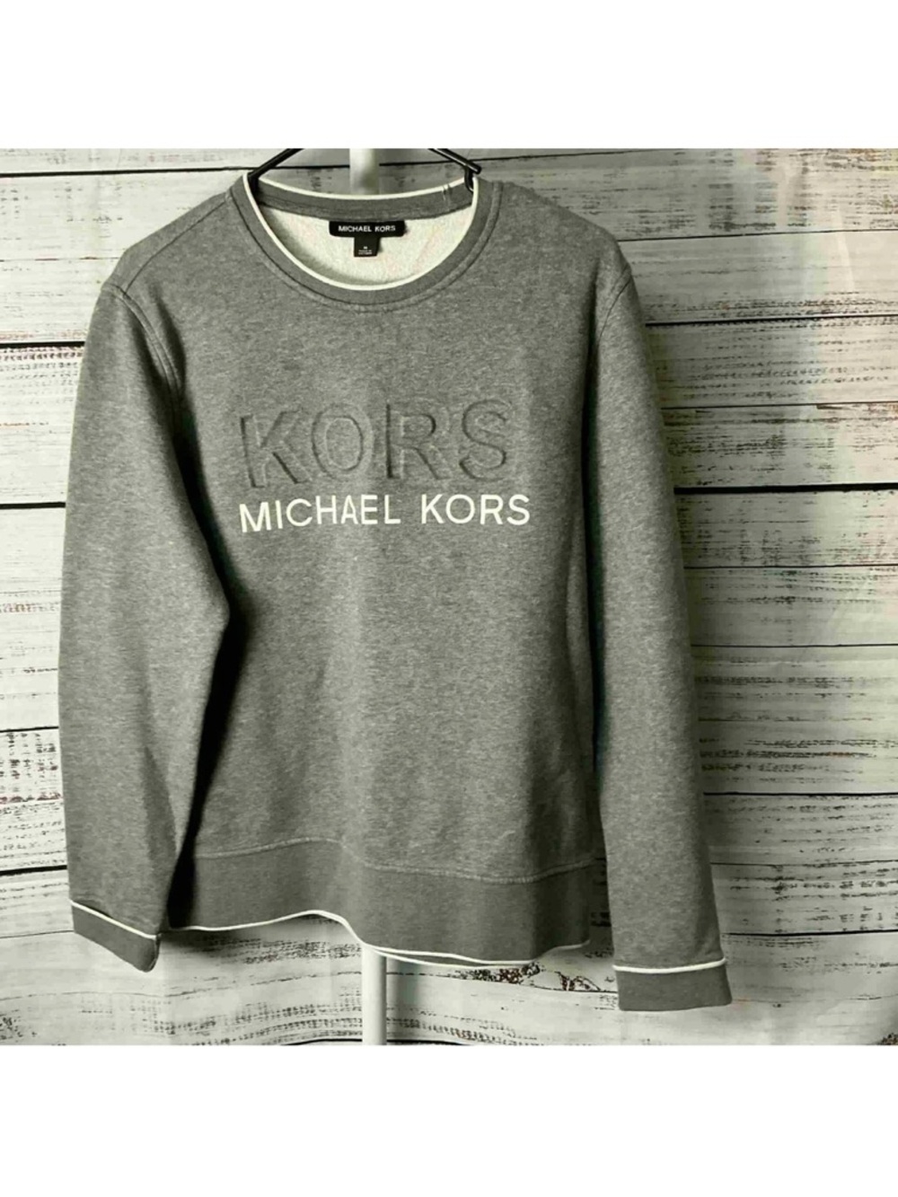 Michael Kors Gray Logo Sweatshirt